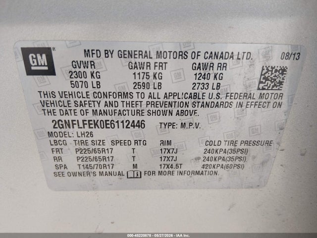 Chevrolet Equinox 1lt