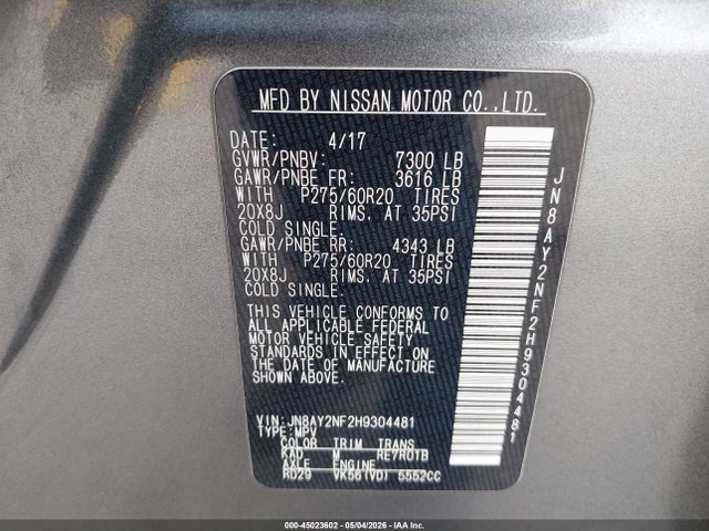 Nissan Armada Platinum