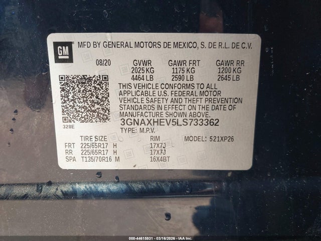 Chevrolet Equinox Fwd Ls