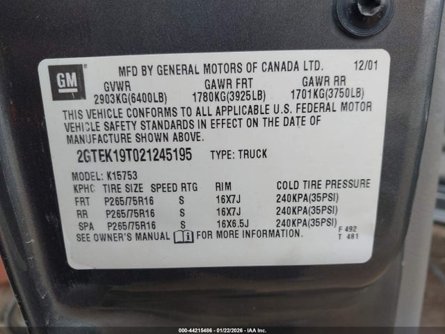 GMC Sierra 1500 Sle