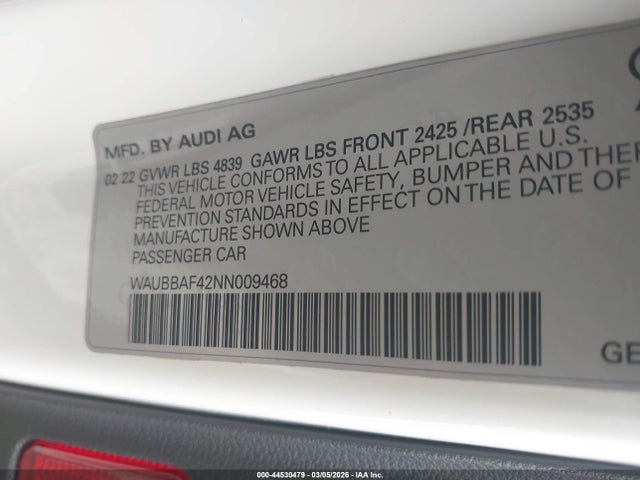 Audi A4 Premium Plus 40 Tfsi Quattro S Tronic