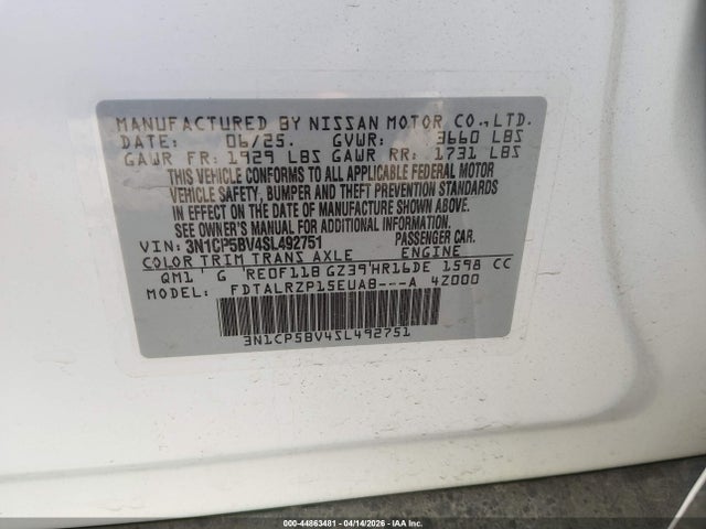 Nissan Kicks Play S