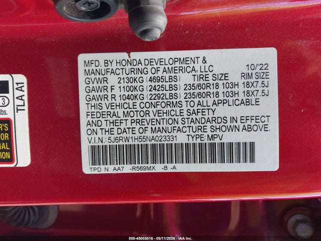 Honda CR-V 2wd Ex