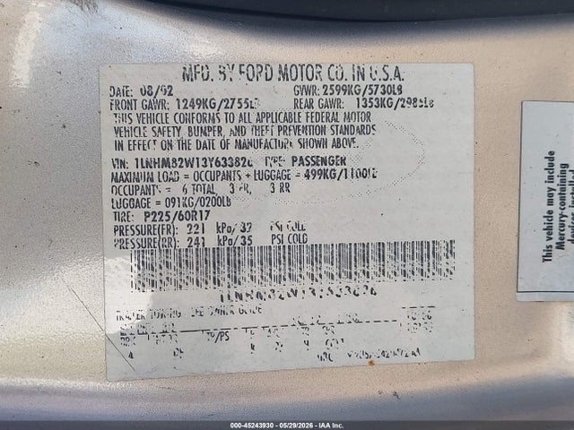 Lincoln Towncar Signature