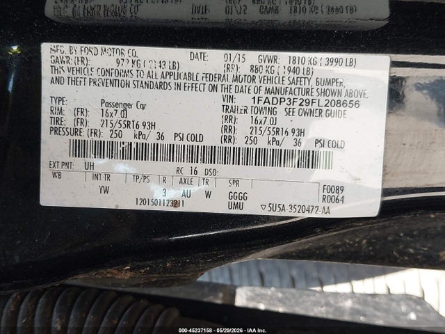Ford Focus Se