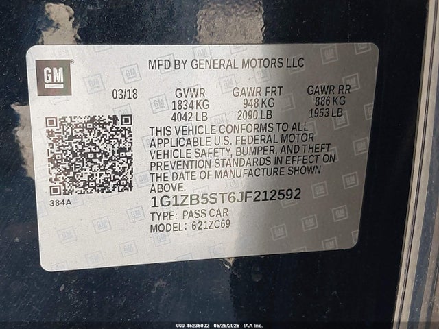Chevrolet Malibu 1ls
