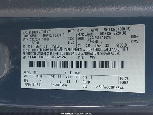 Ford Escape Se