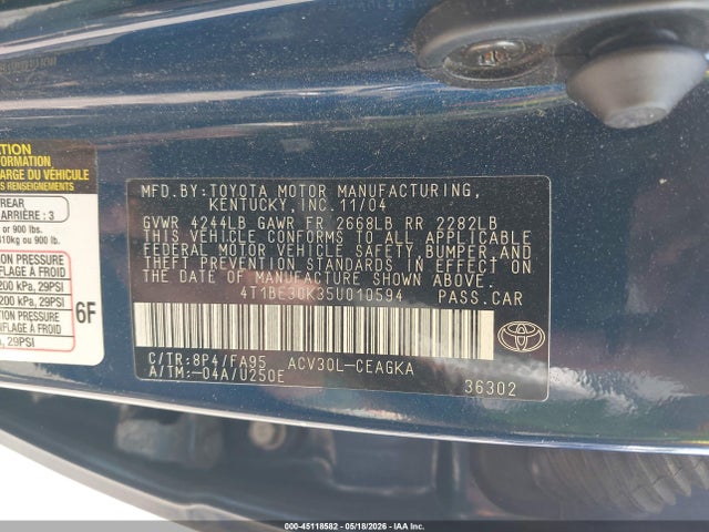 Toyota Camry Xle