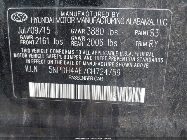 Hyundai ELANTRA Value Edition