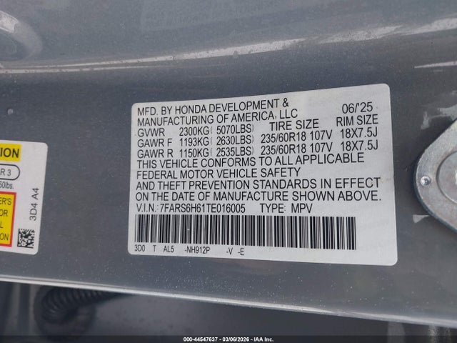 Honda CR-V Hybrid Awd Trailsport