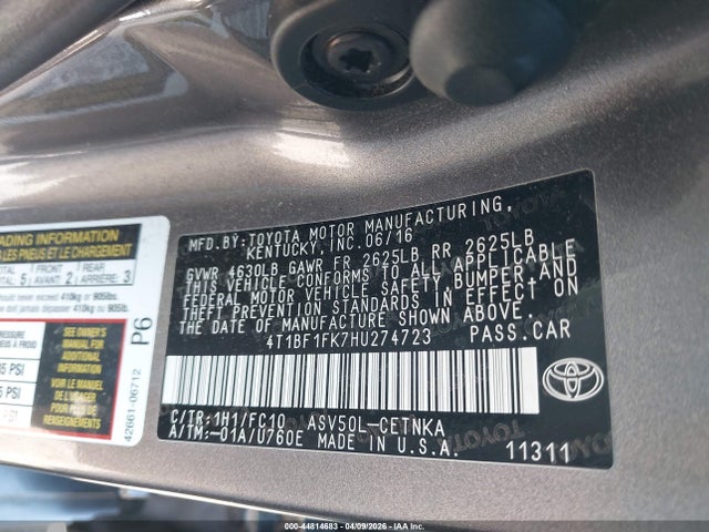 Toyota Camry Le