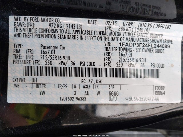 Ford Focus Se
