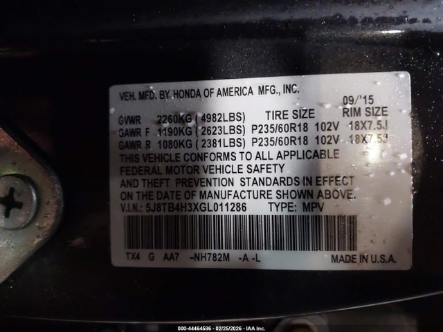 Acura RDX Acurawatch Plus Package
