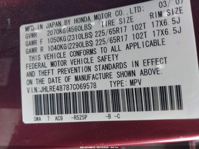 Honda CR-V Ex-l