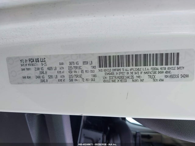 Ram Promaster Low Roof