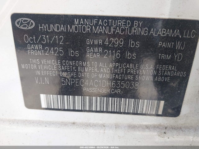 Hyundai SONATA Limited