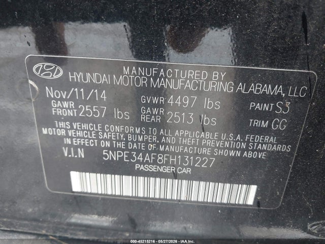 Hyundai SONATA Limited