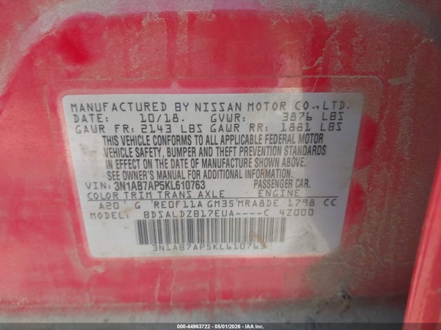 Nissan Sentra Sv
