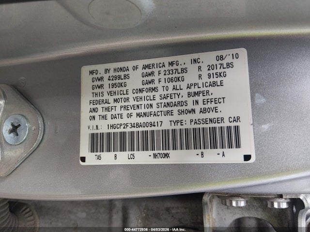 Honda Accord 2.4 Lx