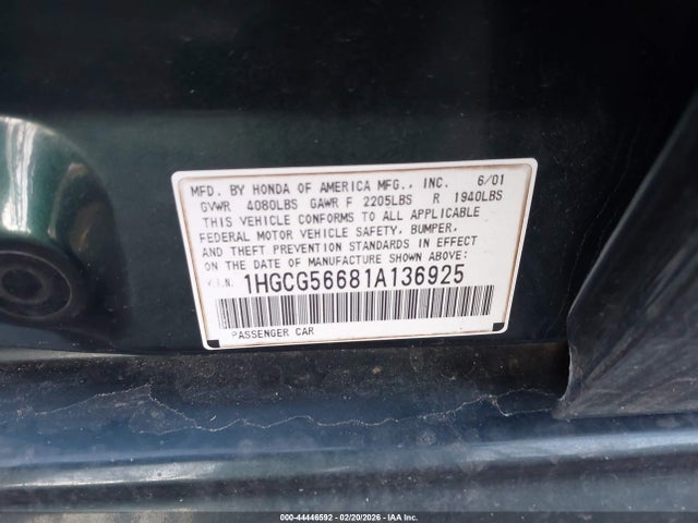 Honda Accord 2.3 Ex
