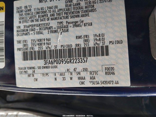 Ford Fusion Titanium