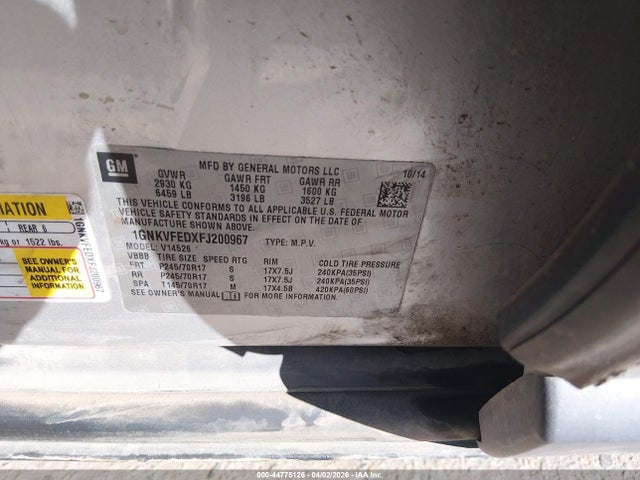 Chevrolet Traverse Ls