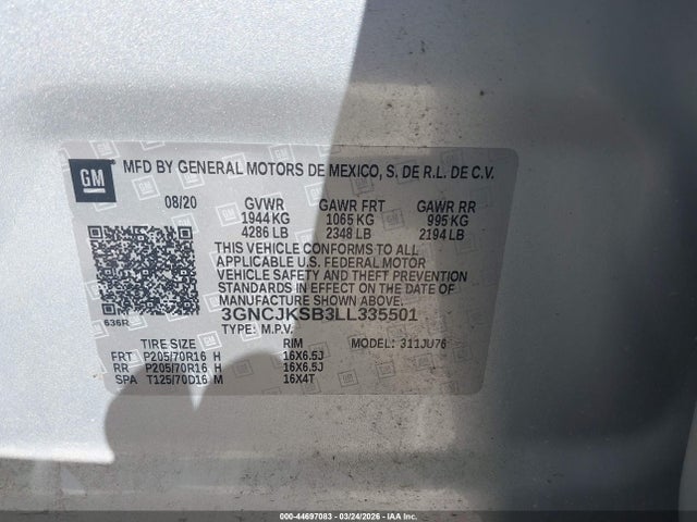 Chevrolet Trax Fwd Ls