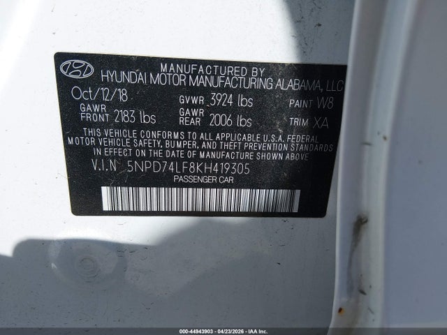 Hyundai ELANTRA Se