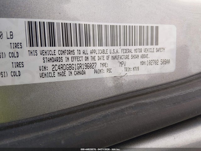 Dodge Grand Caravan Se Plus