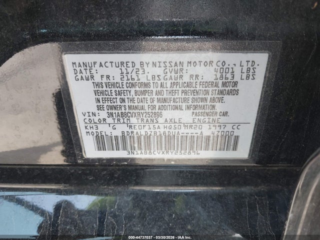 Nissan Sentra Sv Xtronic Cvt