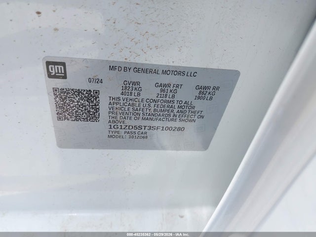 Chevrolet Malibu Fwd 1lt