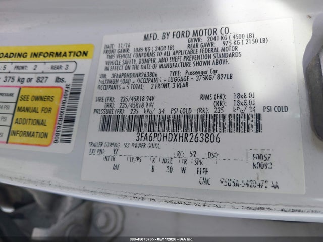 Ford Fusion Se