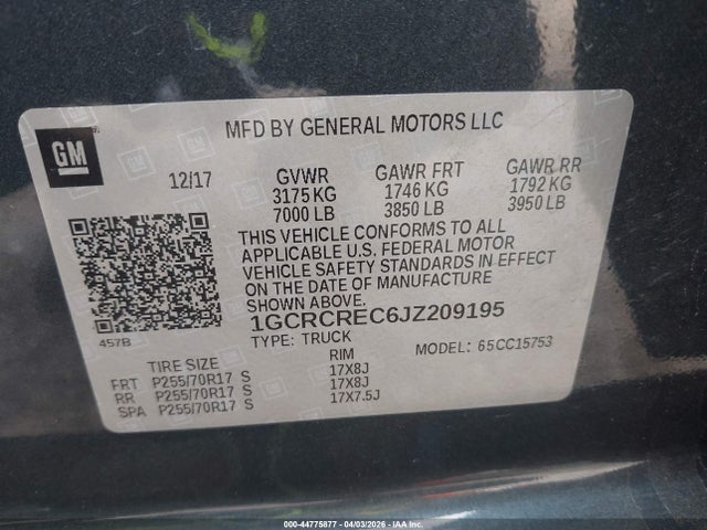 Chevrolet Silverado 1500 1lt