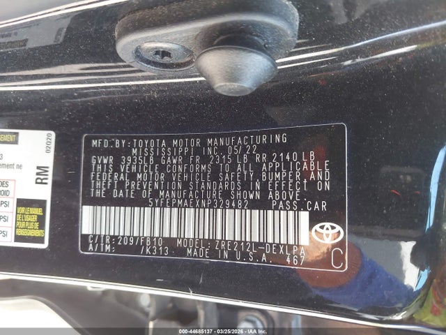 Toyota Corolla Le