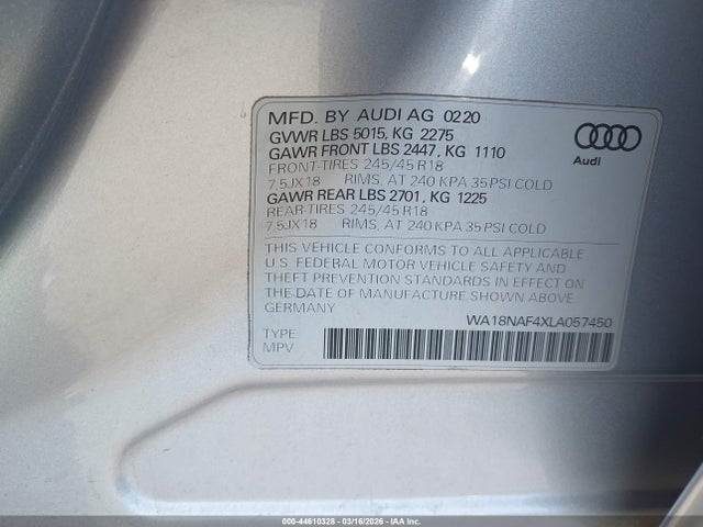 Audi A4 Premium Plus 45 Tfsi Quattro S Tronic