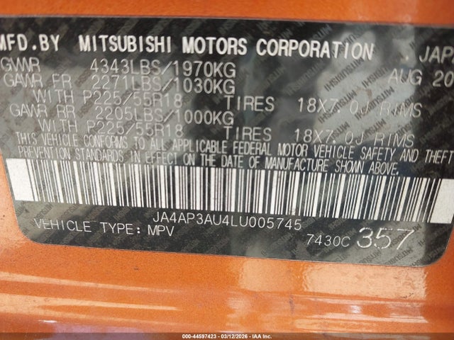 Mitsubishi Outlander 2.0 Es