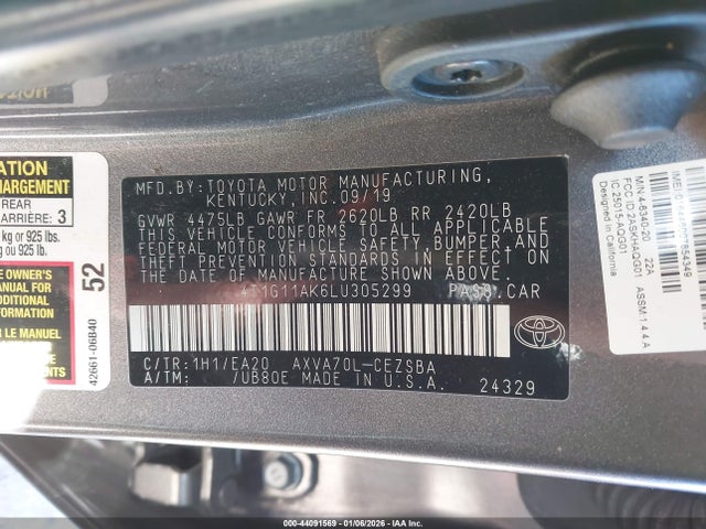 Toyota Camry Se