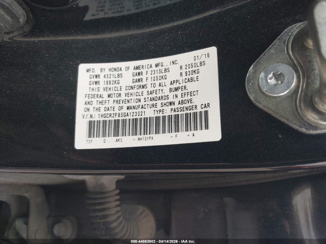 Honda Accord Ex-l