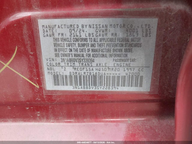Nissan Sentra Sr