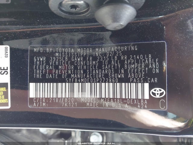 Toyota Corolla Le