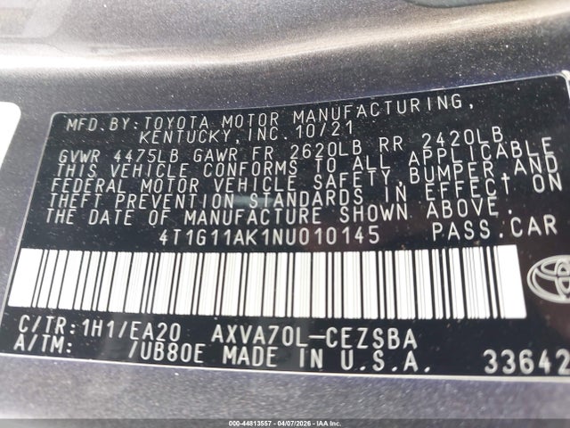 Toyota Camry Se