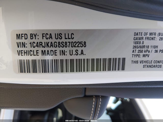 Jeep Grand Cherokee Altitude X 4x4
