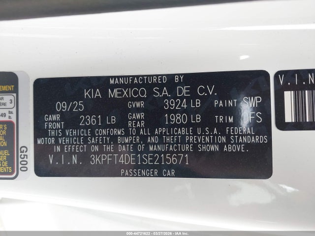 Kia K4 Lxs