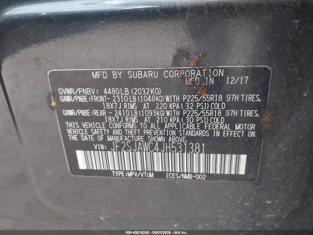 Subaru Forester 2.5i Touring