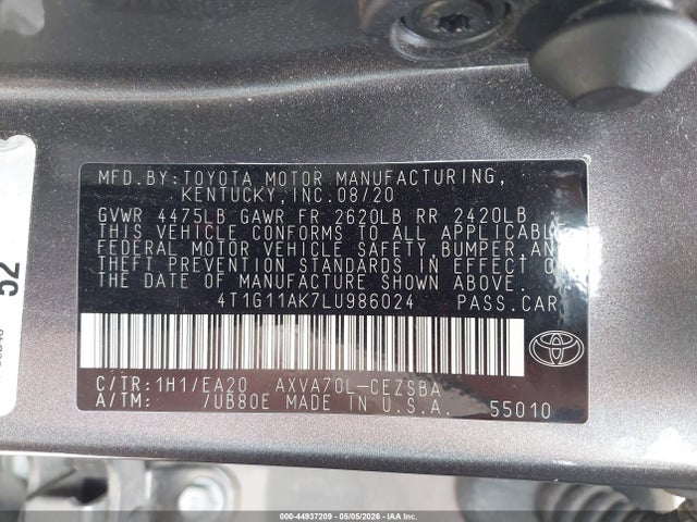 Toyota Camry Se