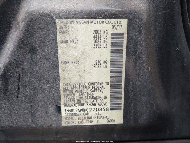 Nissan Altima 3.5 Sr