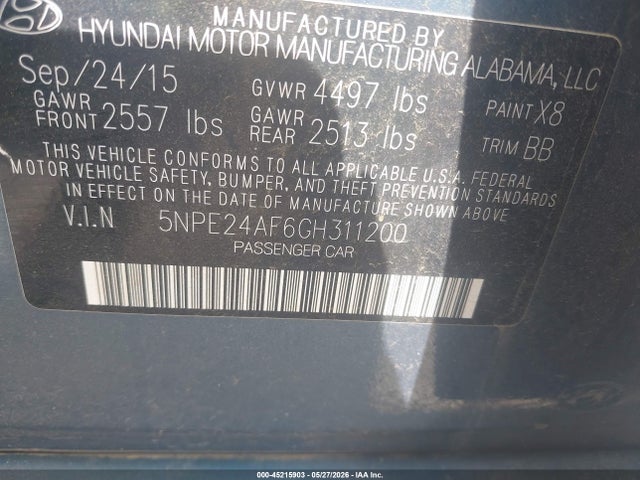 Hyundai SONATA Se
