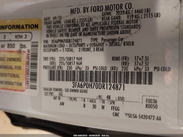 Ford Fusion Se