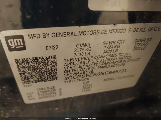 Chevrolet Silverado 1500 4wd  Standard Bed Lt Trail Boss