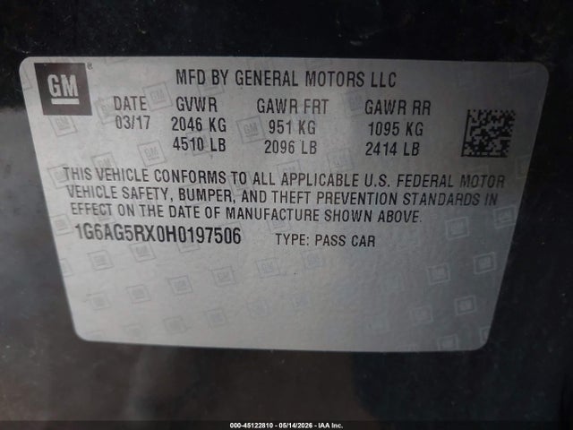 Cadillac ATS Standard